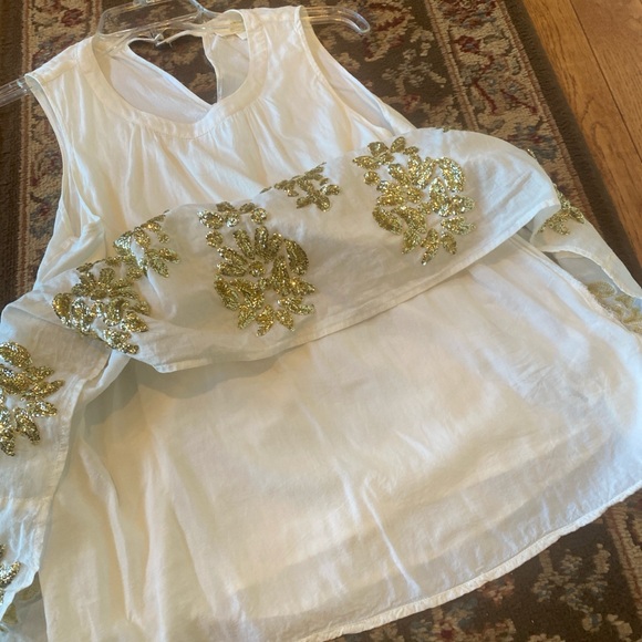 Anthropology Maeve Simona Sequined Babydoll Blouse, S - Picture 8 of 8